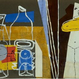 勒·柯布西耶(Le Corbusier)高清作品:Madame, la table est dress&amp;ampée