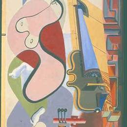 勒·柯布西耶(Le Corbusier)高清作品:La danseuse et le petit f&amp;ampélin