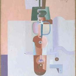 《瓶和粉红色的书》勒·柯布西耶(Le Corbusier)高清作品欣赏
