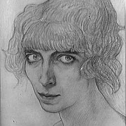 莱昂·巴克斯特(Leon Bakst)高清作品:Portrait of the Marchesa Casati