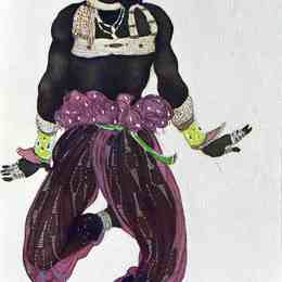 《银色银色银币》莱昂·巴克斯特(Leon Bakst)高清作品欣赏