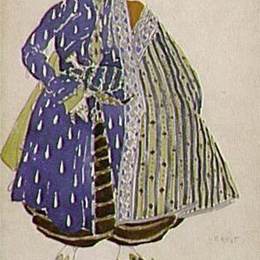 《沙阿副官营，佳吉列夫和阿尔及利亚的服装设计》莱昂·巴克斯特(Leon Bakst)高清作品欣赏