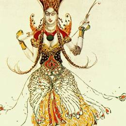 《火鸟》莱昂·巴克斯特(Leon Bakst)高清作品欣赏