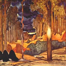 《圣塞巴斯蒂安第四集设计》莱昂·巴克斯特(Leon Bakst)高清作品欣赏