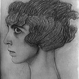 莱昂·巴克斯特(Leon Bakst)高清作品:Portrait of the Marchesa Casati