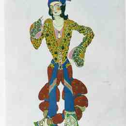《尼金斯基的服装》莱昂·巴克斯特(Leon Bakst)高清作品欣赏