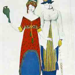 《现代服装的幻想》莱昂·巴克斯特(Leon Bakst)高清作品欣赏