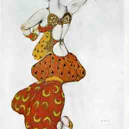 莱昂·巴克斯特(Leon Bakst)高清作品:Scheherezade odalisque