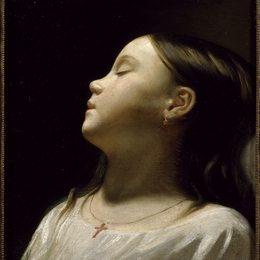 莱昂·博纳(Leon Bonnat)高清作品:Fillette endormie, d&amp;ampétail