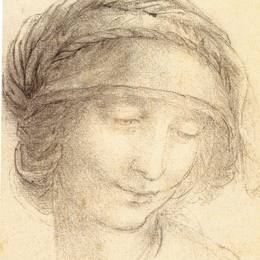 《圣安妮首领》达·芬奇(Leonardo da Vinci)高清作品欣赏