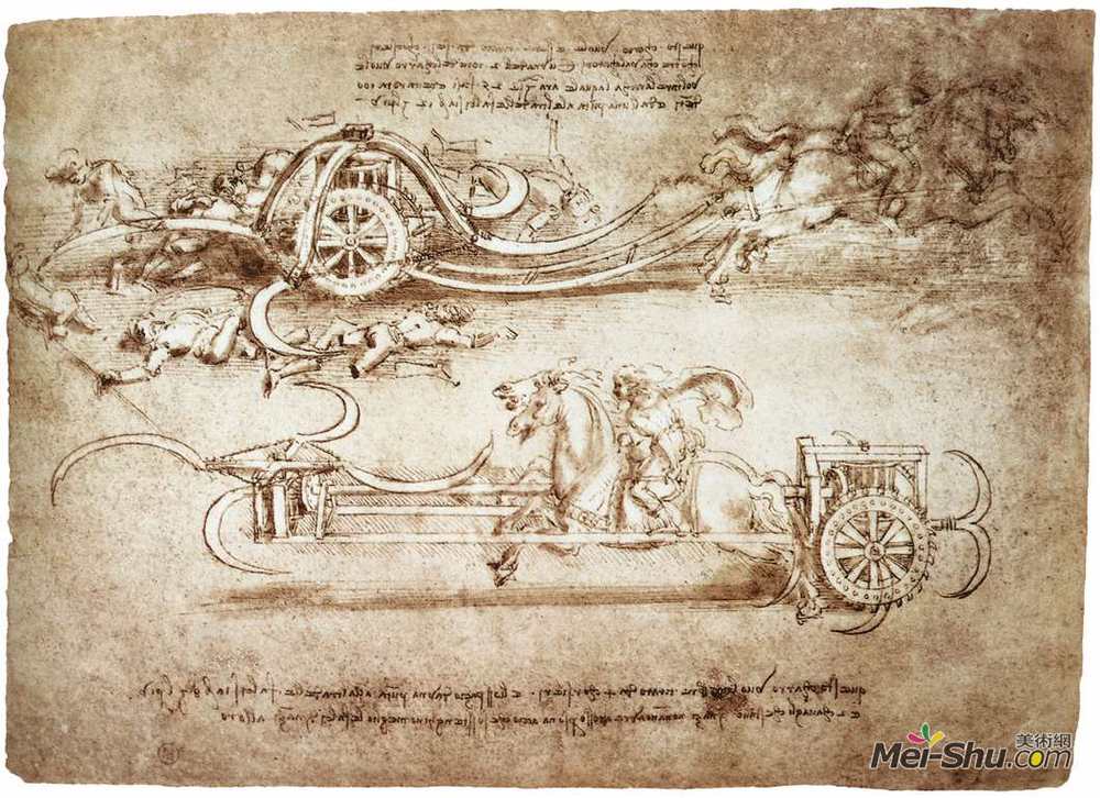 《最后寄希望于卷镰战车》达·芬奇(Leonardo da Vinci)高清作品欣赏_达芬奇作品_达芬奇专题网站_艺术大师_美术网-Mei ...