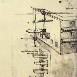 《围攻防御》达·芬奇(Leonardo da Vinci)高清作品欣赏