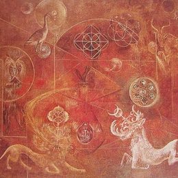 《乔尔丹诺·布鲁诺的燃烧》利奥诺拉·卡林顿(Leonora Carrington)高清作品欣赏