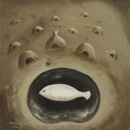 《最后一条鱼》利奥诺拉·卡林顿(Leonora Carrington)高清作品欣赏