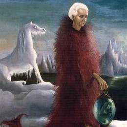 《马克斯·恩斯特画像》利奥诺拉·卡林顿(Leonora Carrington)高清作品欣赏