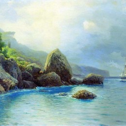 《海之滨》列夫拉格里奥(Lev Lagorio)高清作品欣赏
