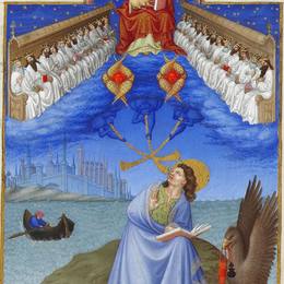 《帕特莫斯的圣约翰》林堡兄弟(Limbourg brothers)高清作品欣赏