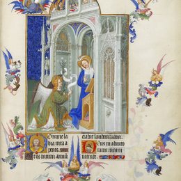 《报喜》林堡兄弟(Limbourg brothers)高清作品欣赏