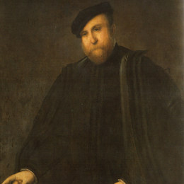 《人的肖像》洛伦佐·洛图(Lorenzo Lotto)高清作品欣赏