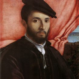 《年轻人的肖像》洛伦佐·洛图(Lorenzo Lotto)高清作品欣赏