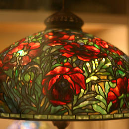 《东方红罂粟》蒂凡尼(Louis Comfort Tiffany)高清作品欣赏