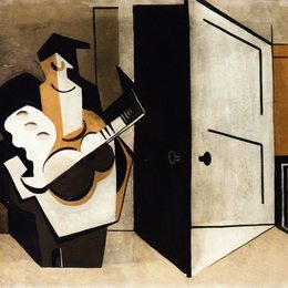 《室内音乐家》刘易斯·马库锡(Louis Marcoussis)高清作品欣赏