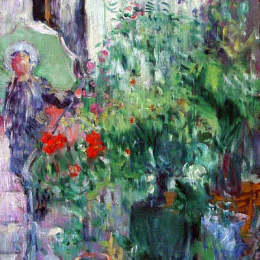 《在花园里，凡尔赛宫》刘易斯·瓦尔塔(Louis Valtat)高清作品欣赏