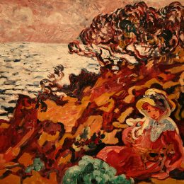 《海边的女人》刘易斯·瓦尔塔(Louis Valtat)高清作品欣赏
