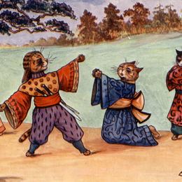 《图兰朵》刘易斯·韦恩(Louis Wain)高清作品欣赏