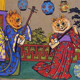 《无题》刘易斯·韦恩(Louis Wain)高清作品欣赏