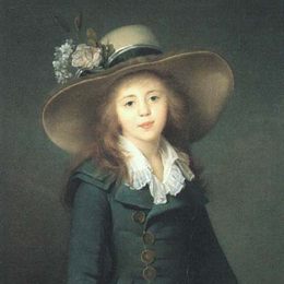 伊丽莎白·维杰·勒布伦(Louise Elisabeth Vigee Le Brun)高清作品:Portrait of Elisaveta Alexandrovna Demidova, nee Stroganova