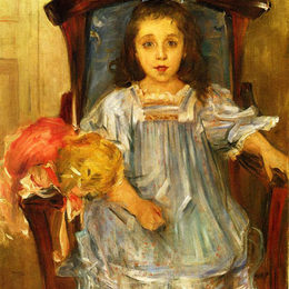 洛维斯·科林斯(Lovis Corinth)高清作品:Portrait of Sophie Cassirer