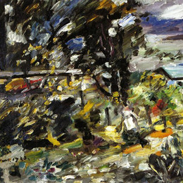 洛维斯·科林斯(Lovis Corinth)高清作品:The Walchensee, Silberweg