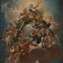 《美第奇的神化》卢卡·吉奥达诺(Luca Giordano)高清作品欣赏