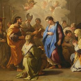 《圣母的婚姻》卢卡·吉奥达诺(Luca Giordano)高清作品欣赏