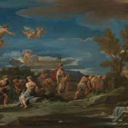 《农业神话场景》卢卡·吉奥达诺(Luca Giordano)高清作品欣赏