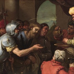 《彼拉多洗手》卢卡·吉奥达诺(Luca Giordano)高清作品欣赏