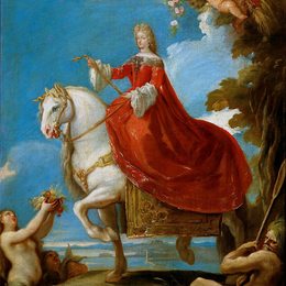 《纽伯格的玛丽亚安娜画像》卢卡·吉奥达诺(Luca Giordano)高清作品欣赏
