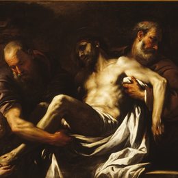 《基督下葬》卢卡·吉奥达诺(Luca Giordano)高清作品欣赏
