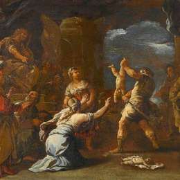 《所罗门的审判》卢卡·吉奥达诺(Luca Giordano)高清作品欣赏