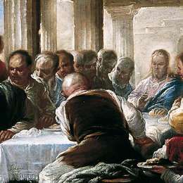 《最后的晚餐》卢卡·吉奥达诺(Luca Giordano)高清作品欣赏