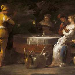 《浪子的寓言。喧嚣的生活》卢卡·吉奥达诺(Luca Giordano)高清作品欣赏