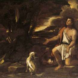 《浪子的寓言。忏悔猪》卢卡·吉奥达诺(Luca Giordano)高清作品欣赏