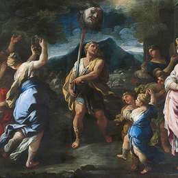 《戴维的胜利》卢卡·吉奥达诺(Luca Giordano)高清作品欣赏