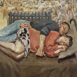 卢西安·弗洛伊德(Lucian Freud)高清作品:Ib and her Husband