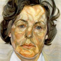 《穿白衬衫的女人》卢西安·弗洛伊德(Lucian Freud)高清作品欣赏