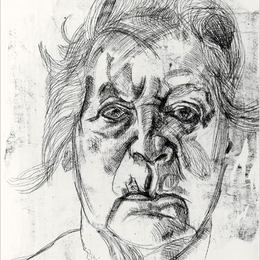 《画家的母亲》卢西安·弗洛伊德(Lucian Freud)高清作品欣赏