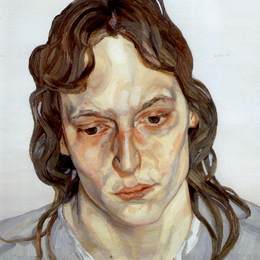 《少女之首》卢西安·弗洛伊德(Lucian Freud)高清作品欣赏