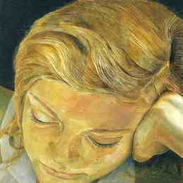 《女孩阅读》卢西安·弗洛伊德(Lucian Freud)高清作品欣赏