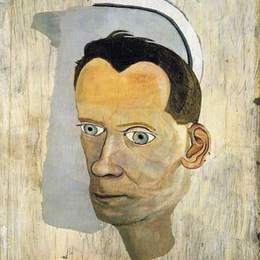 卢西安·弗洛伊德(Lucian Freud)高清作品:Fragment Head of Gerald Wilde